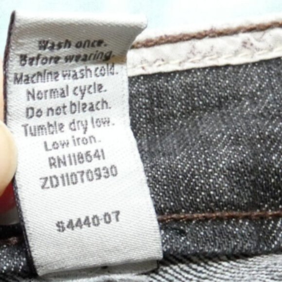 Black Wash Denim Jeans Venezia Zipper Womens Plus size 28 - Picture 7 of 10